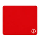 Vista superior e centralizada do Mouse Pad Speed Gamer Ultradash Red isolado em fundo branco. O produto possui formato retangular, tecido liso na cor vermelha vibrante, acabamento com bordas costuradas reforçadas e um logotipo circular branco estampado no canto inferior direito.